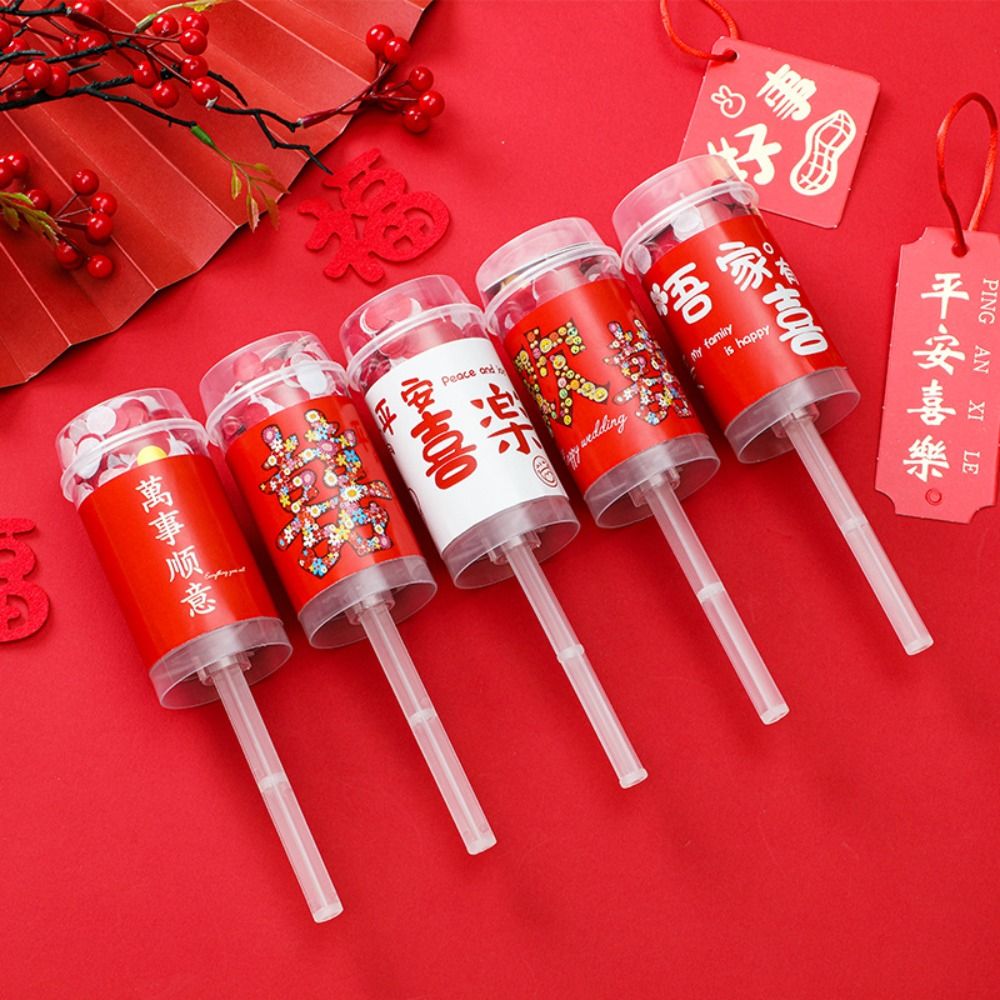 Handheld Bridal Shower Colorfu - Confetti Cannon Tube ulasan dan harga