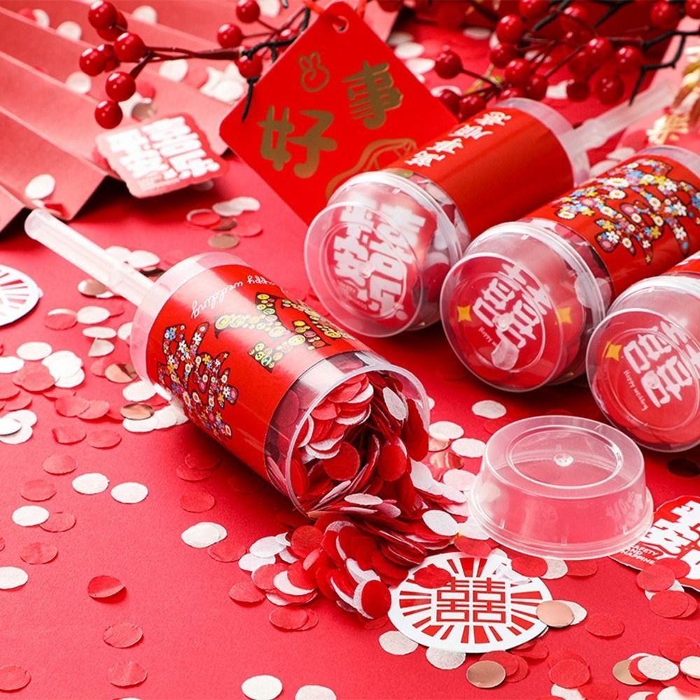 Handheld Bridal Shower Colorfu - Confetti Cannon Tube ulasan dan harga