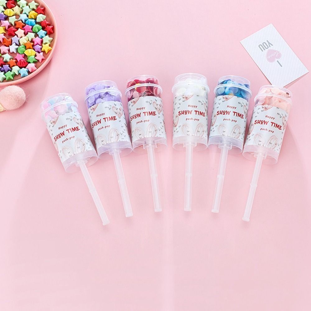 Handheld Bridal Shower Colorfu - Confetti Cannon Tube ulasan dan harga