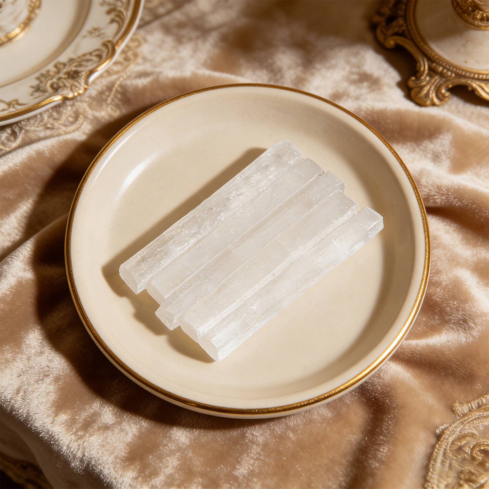 15Pcs Natural Selenite Crystal - Centerpiece Stick ulasan dan harga
