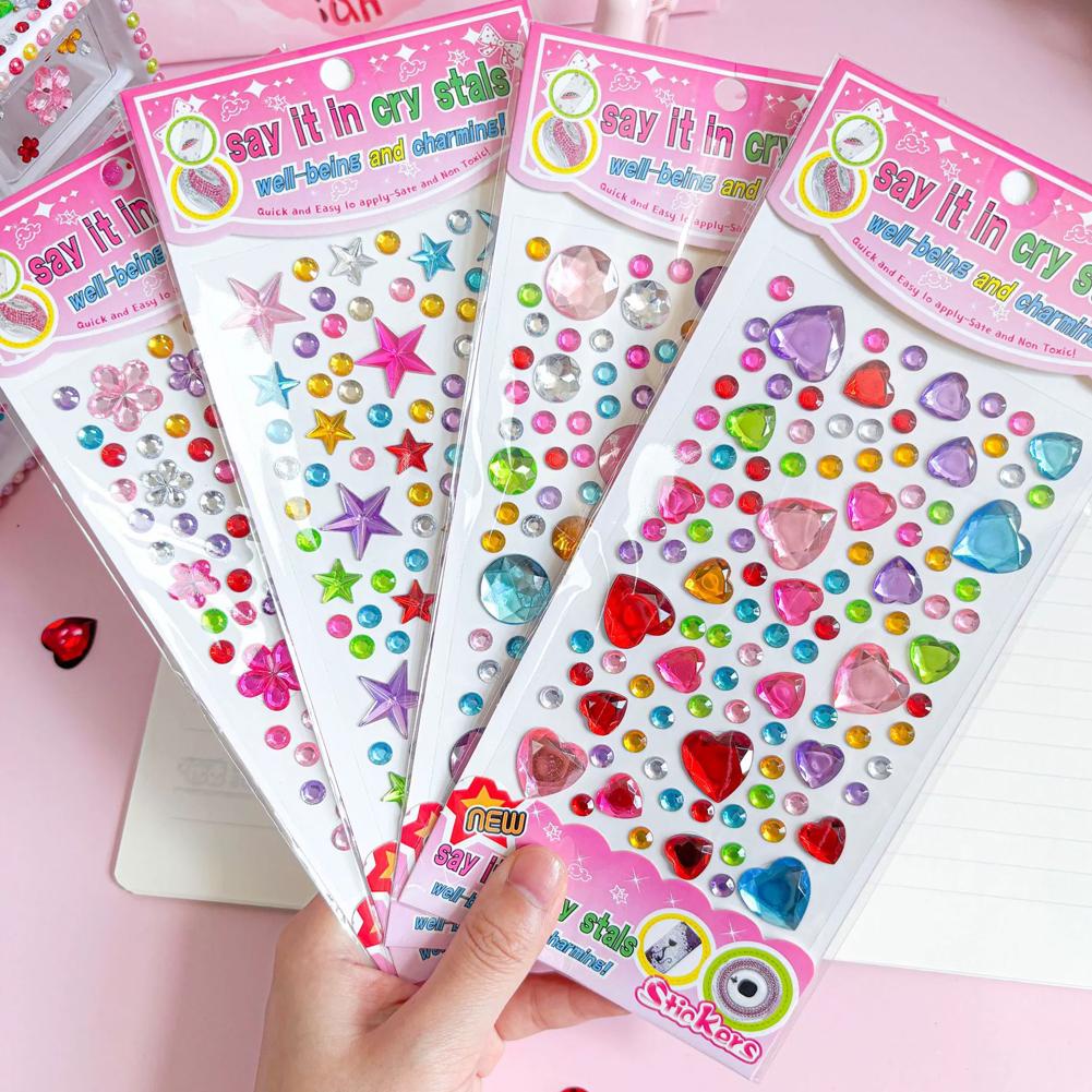 Self-Adhesive Face Rhinestones - Event Party ulasan dan harga