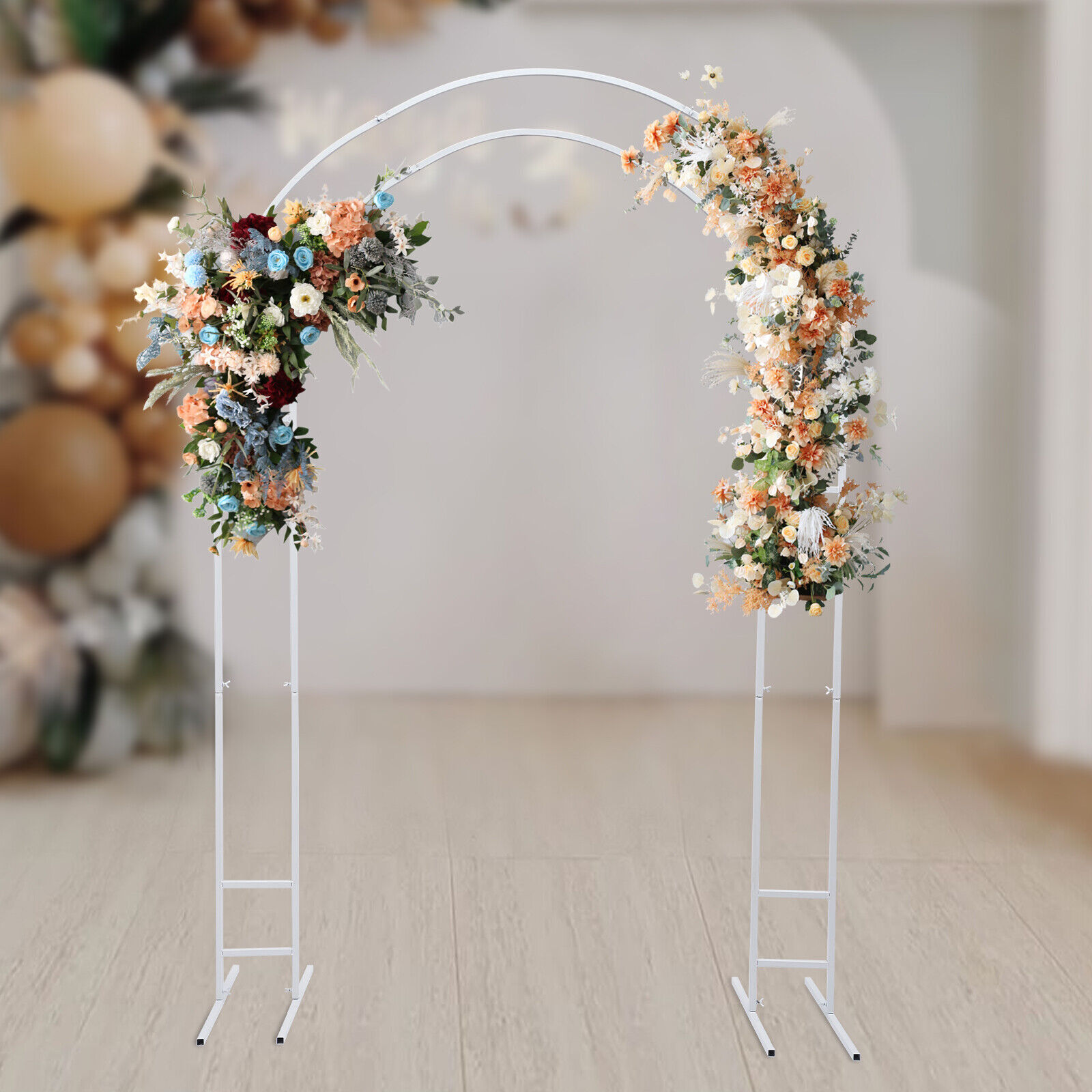 Metal Wedding Stand Arch Frame - Balloon Arch Kit ulasan dan harga