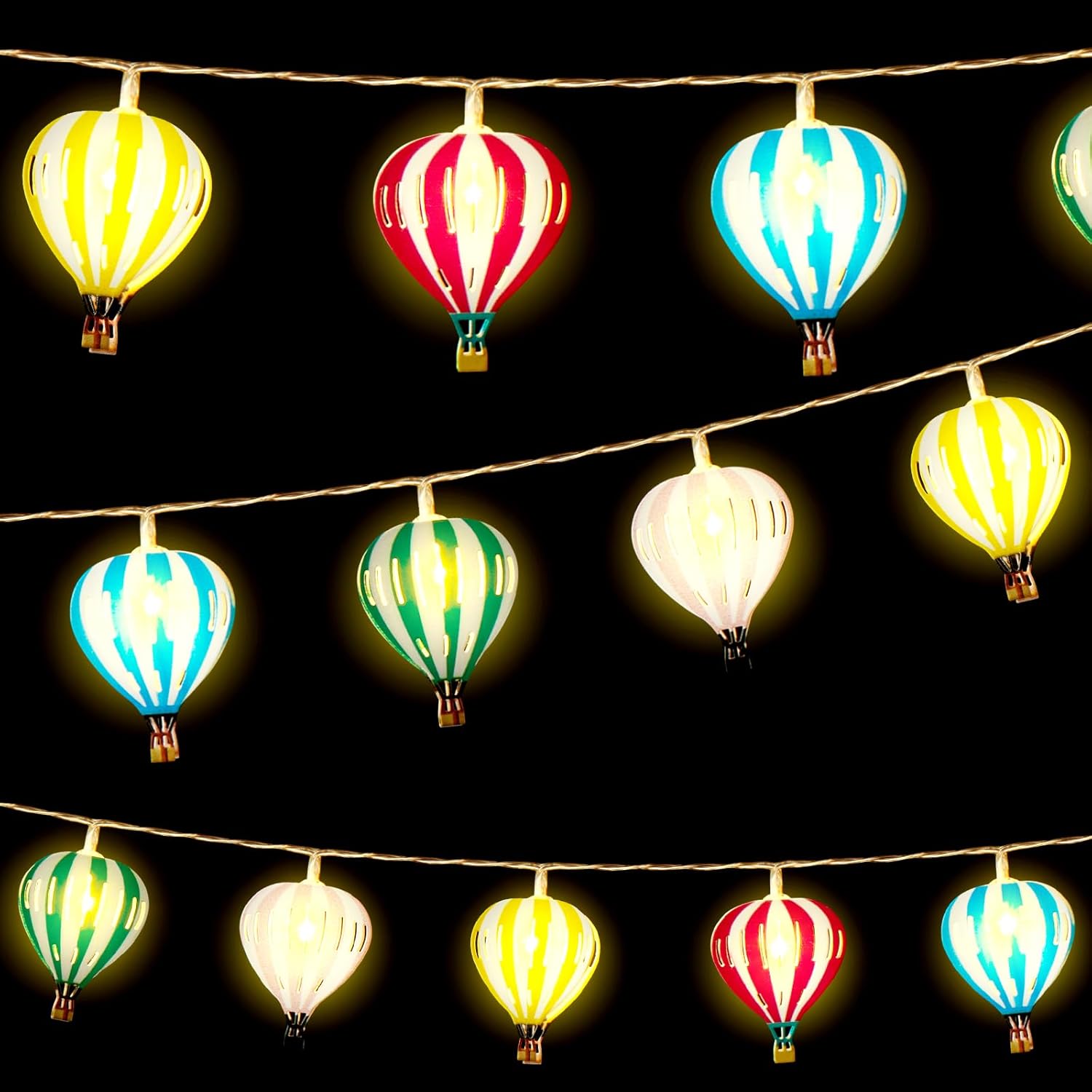 20 LED Hot Air Balloon String  - Led Balloon Light ulasan dan harga