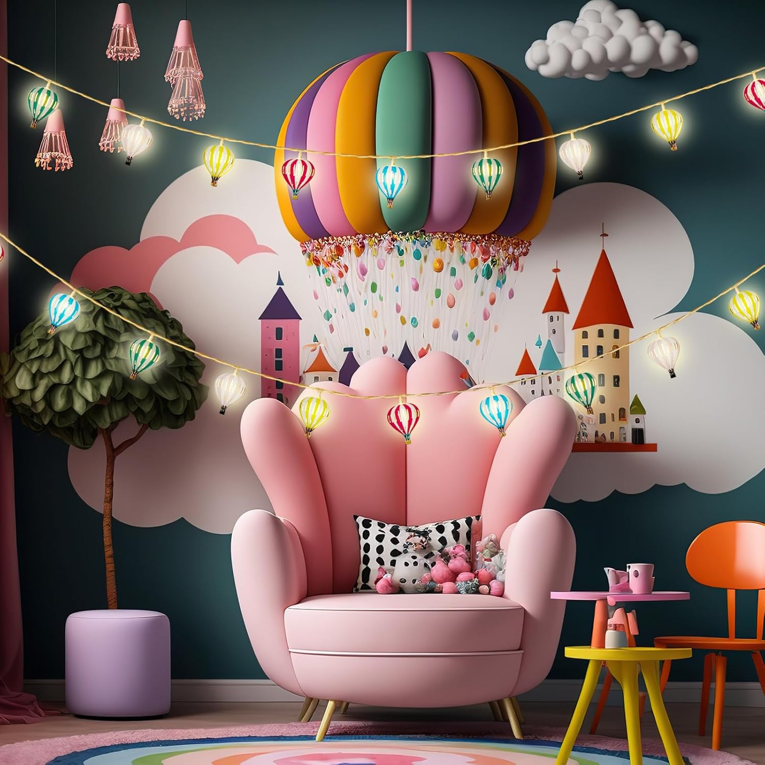 20 LED Hot Air Balloon String  - Led Balloon Light ulasan dan harga