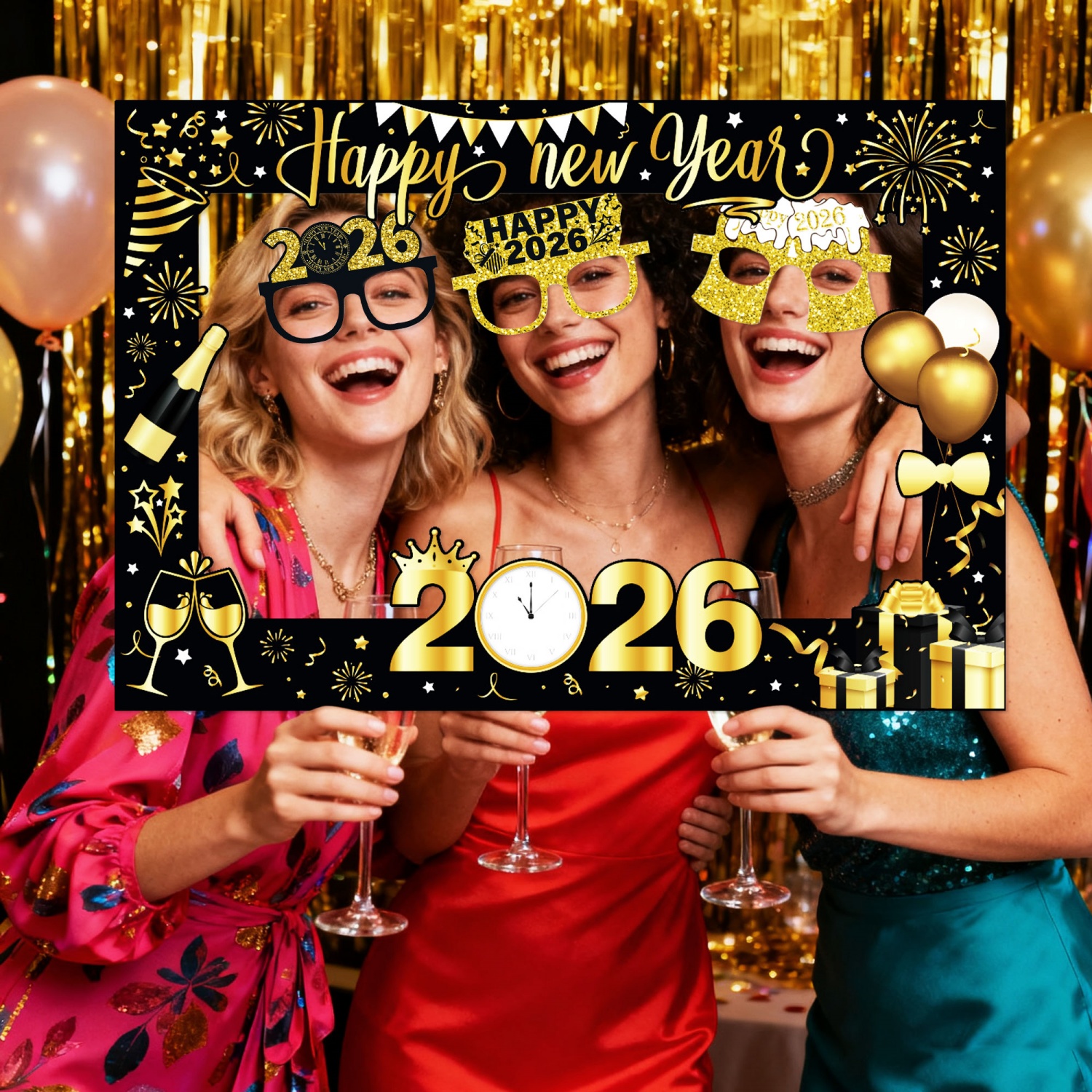 LaVenty 2026 Happy New Year Ph - Photo Booth Frame ulasan dan harga