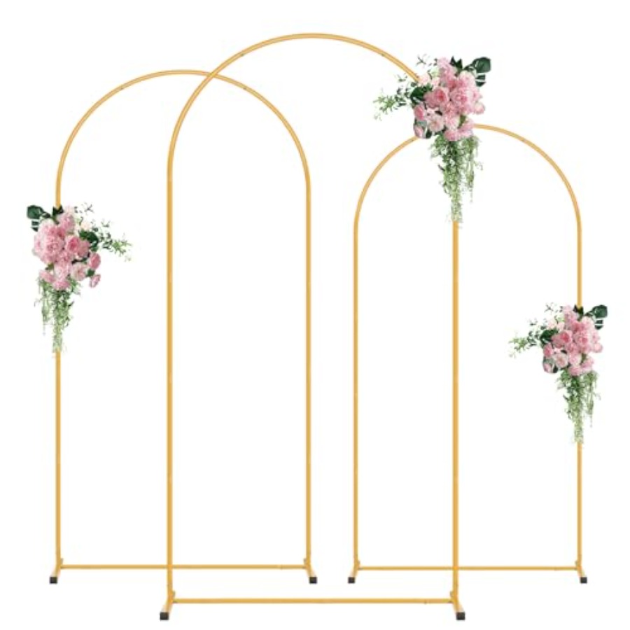 Metal Arch Backdrop Stand Set  - Balloon Arch Kit ulasan dan harga