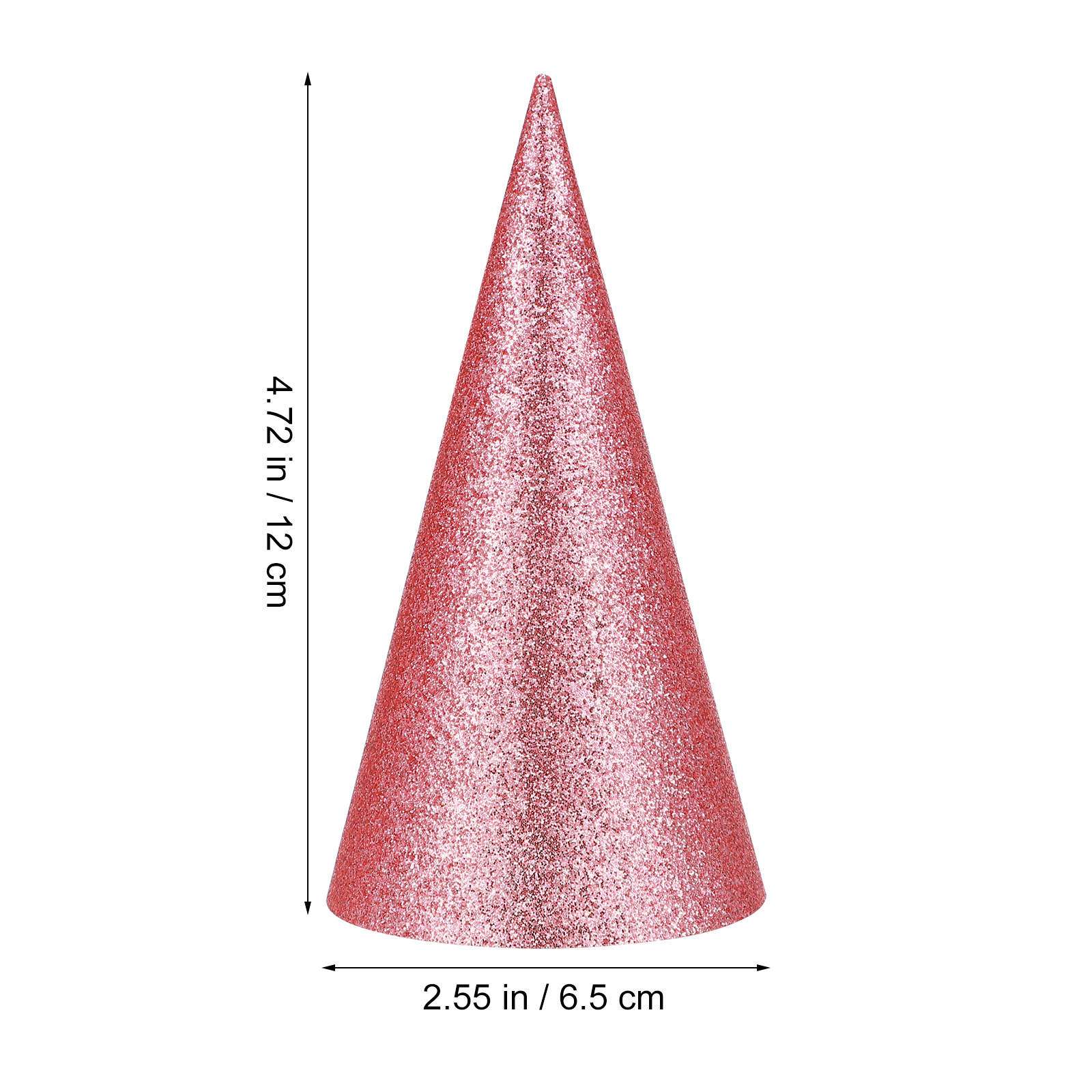 12Pcs Glitter Birthday Cone Ha - Party Hat Cone ulasan dan harga