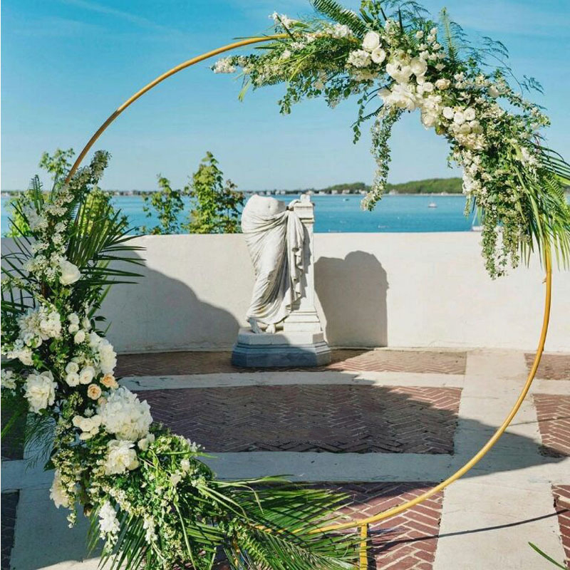 Wedding Arch Stand Round Metal - Balloon Arch Kit ulasan dan harga