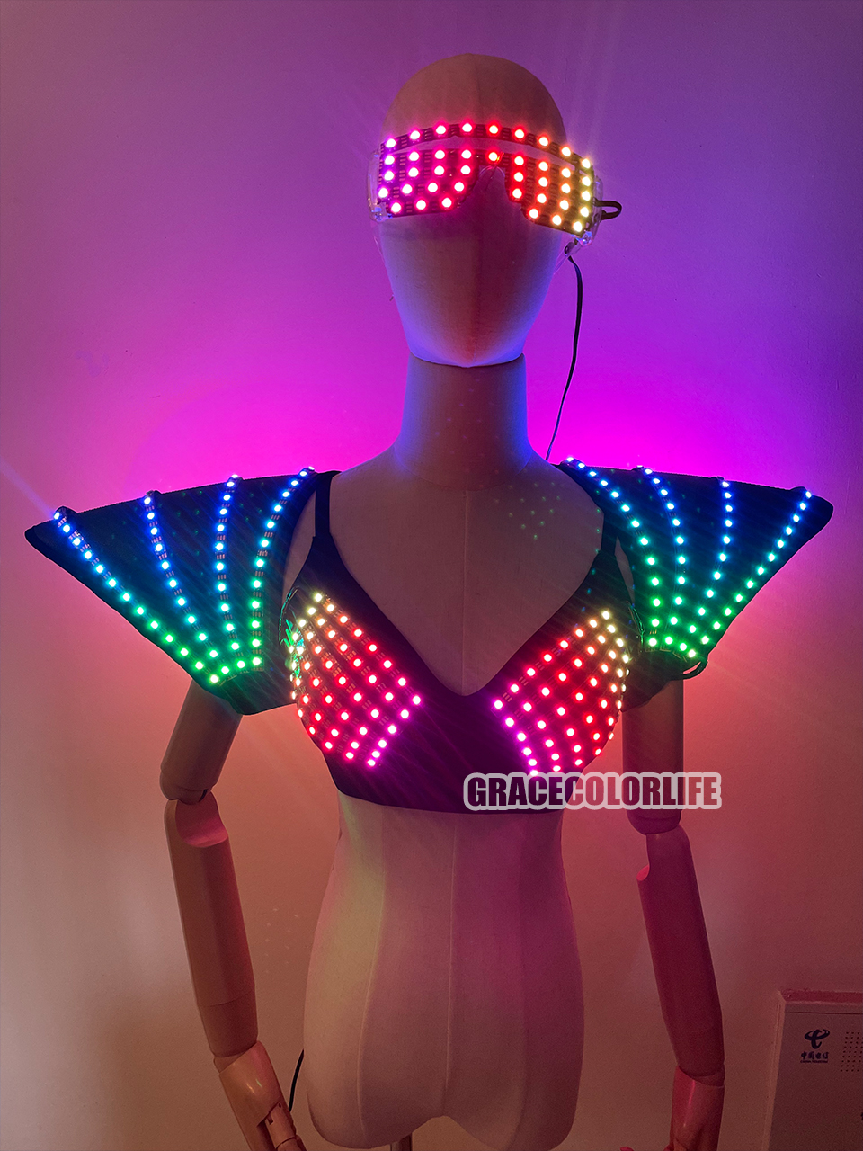 Cyberpunk Full-Color Laser LED - Event Party Dj ulasan dan harga