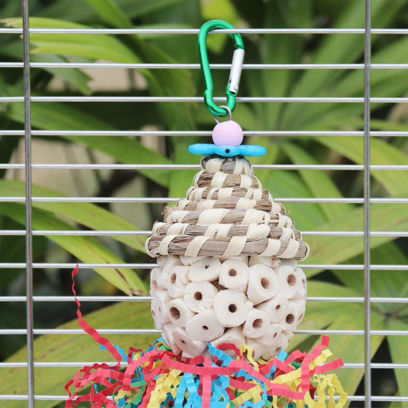 Bird toys, straw hats, colored - Paper Straw Color ulasan dan harga