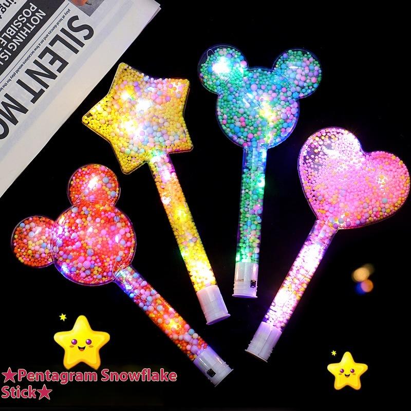 LED Luminous Magic Star Rod Li - Cotton Candy Cone ulasan dan harga