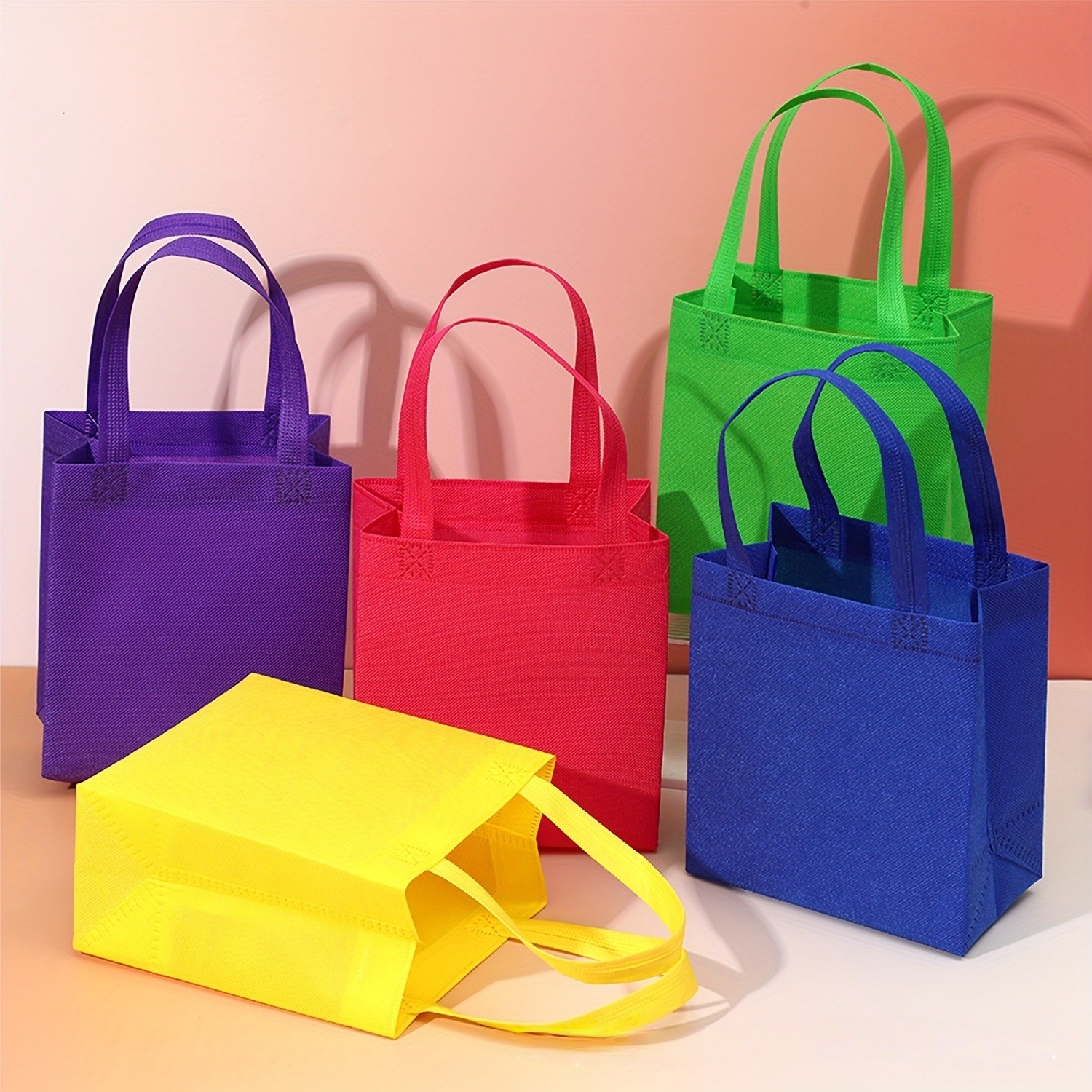 100PCS Reusable Non-woven Shop - Event Party Shop ulasan dan harga