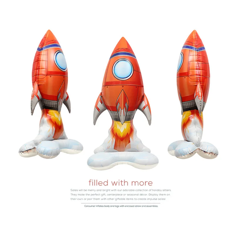 4D Rocket Helium Balloon Outer - Party Event Supplier ulasan dan harga