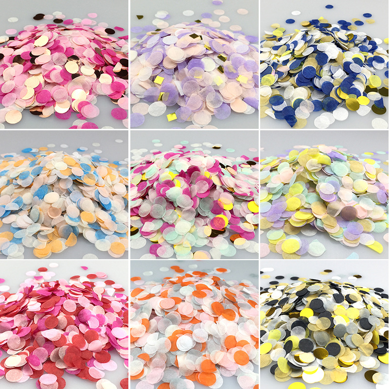 1000pcs/bag 1cm Paper Confetti - Confetti Cannon Tube ulasan dan harga