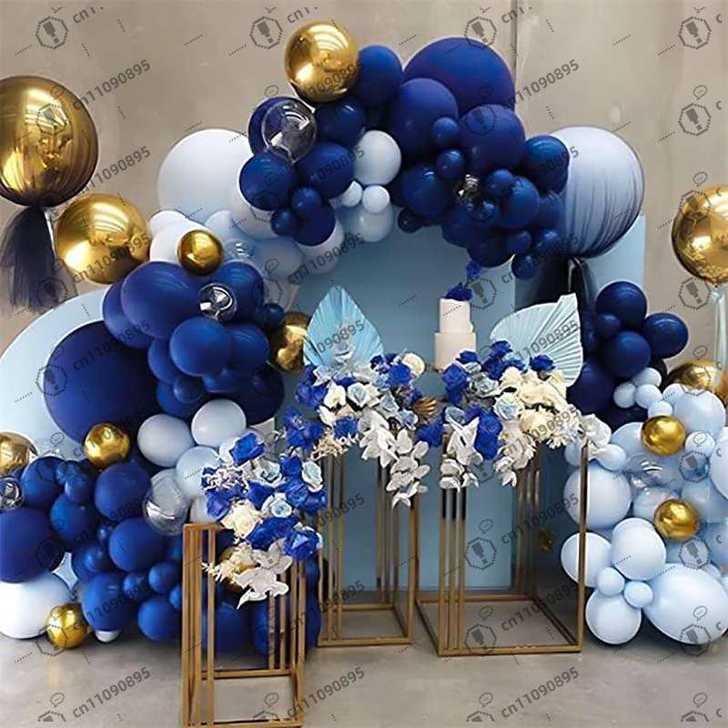 Macaron Blue Balloon Wedding B - Balloon Arch Kit ulasan dan harga