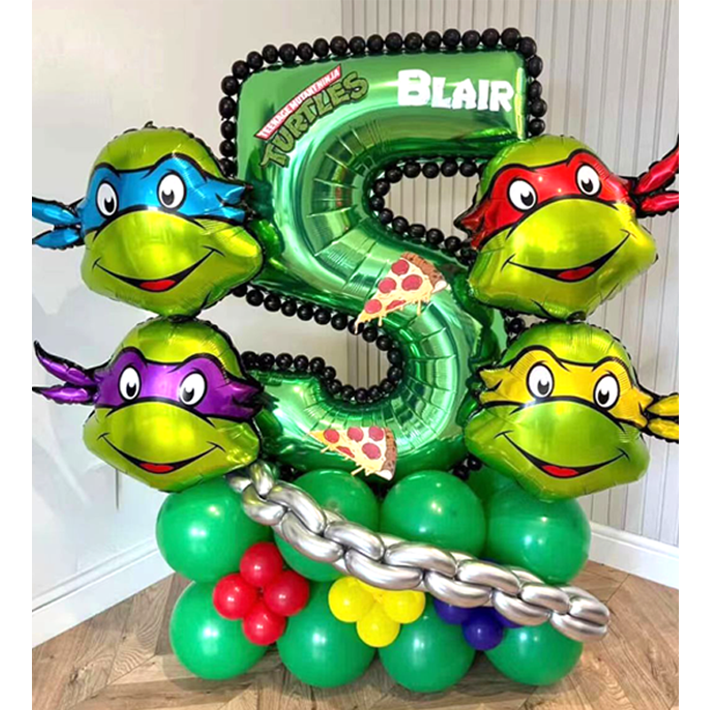 Ninja Turtles Themed Balloon A - Balloon Arch Kit ulasan dan harga