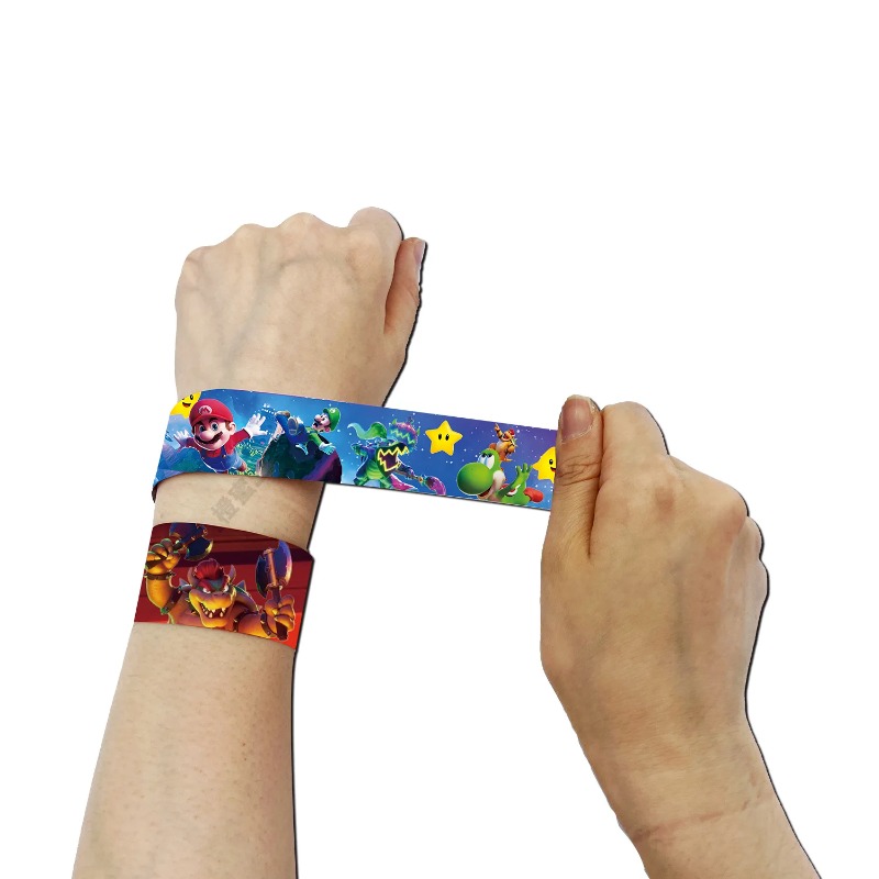 Super Mario PVC Slap Bracelets - Event Supplies ulasan dan harga