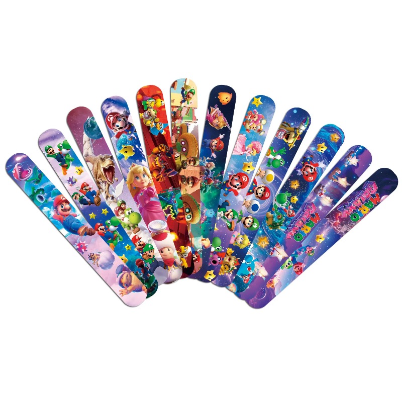 Super Mario PVC Slap Bracelets - Event Supplies ulasan dan harga