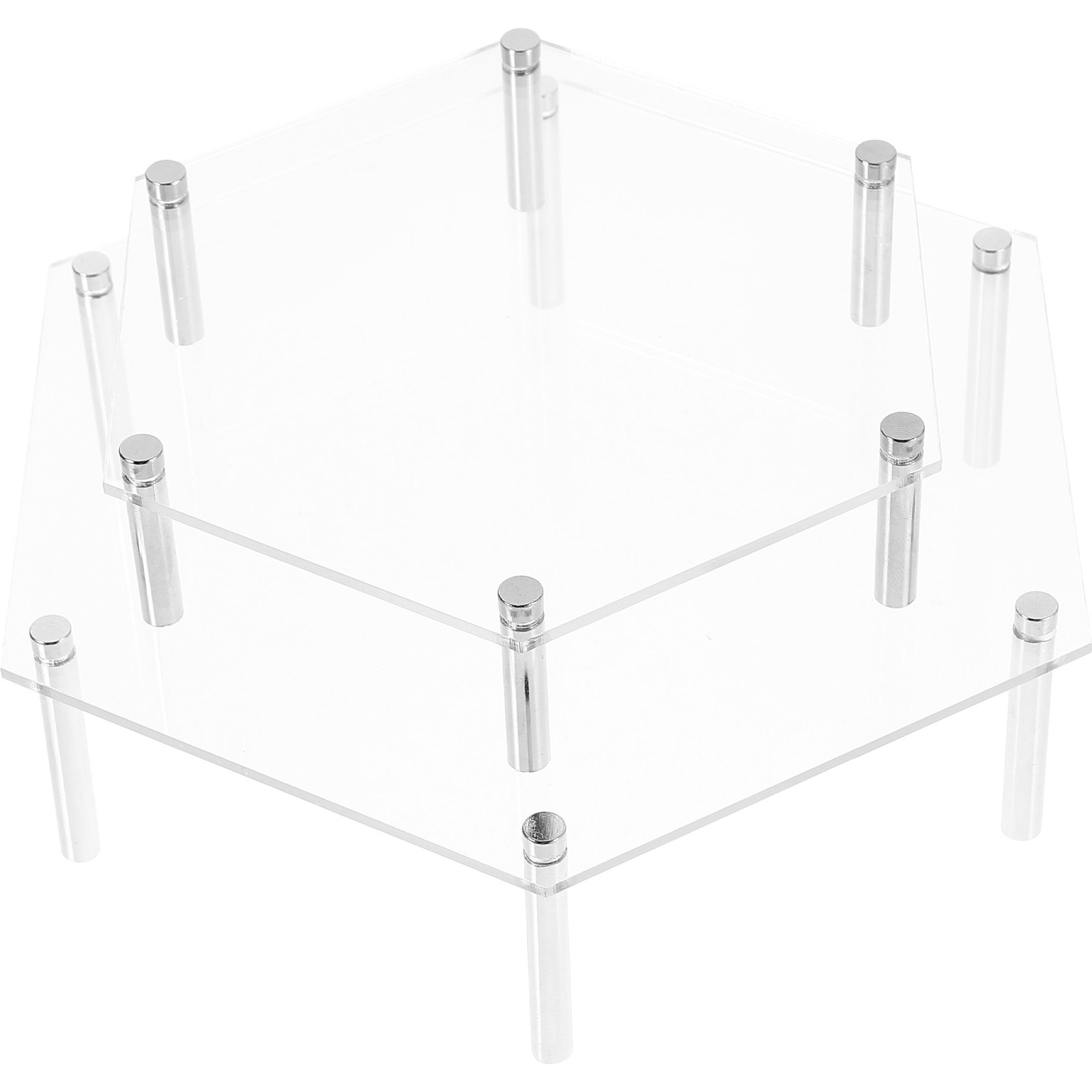 1Set Acrylic Cake Stand Clear  - Cupcake Stand Tier ulasan dan harga