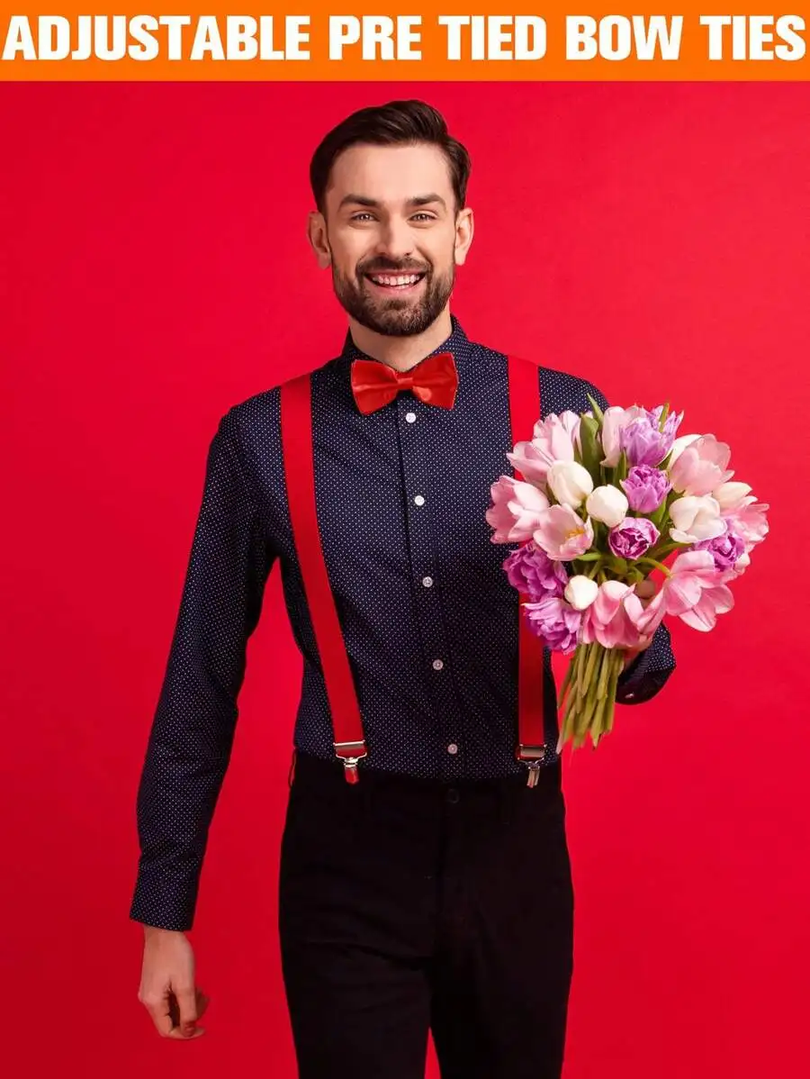 Mens Solid Color Satin Pre-Tie - Event & Party Supply ulasan dan harga