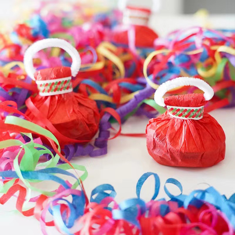 5-20pc Colorful Hand Throw Str - Confetti Cannon Tube ulasan dan harga