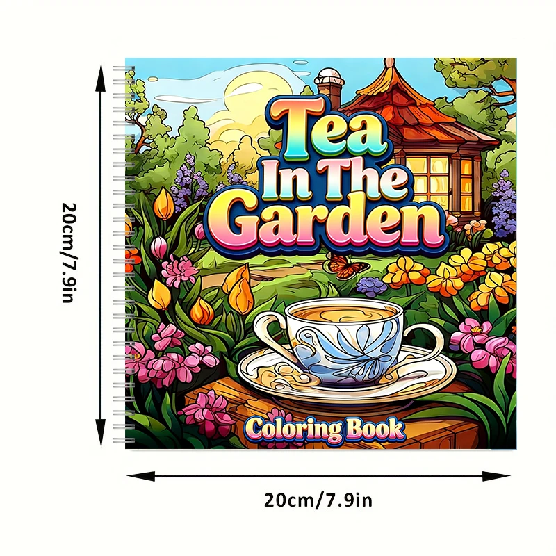 Tea In The Gardens Coloring Bo - Event Supplies ulasan dan harga