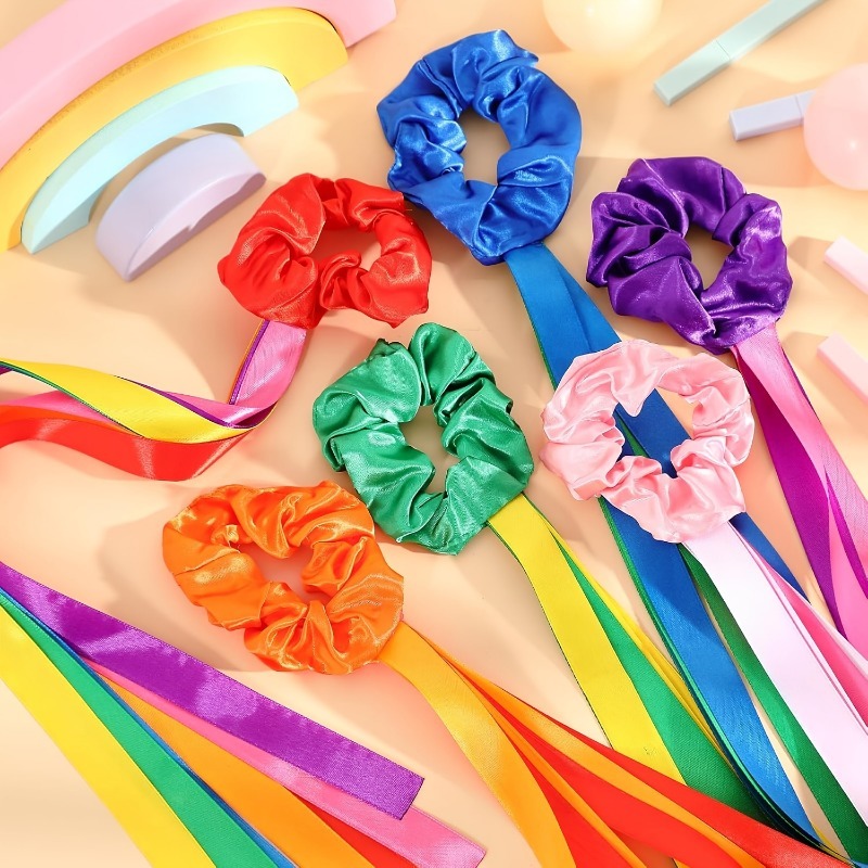 Rainbow Waving Ribbons, Dance  - Confetti Cannon Tube ulasan dan harga